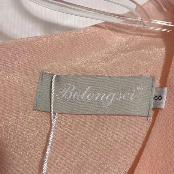 Belongsci peach lined dress Size S dress NWT size SMALL - Picture 10 of 12